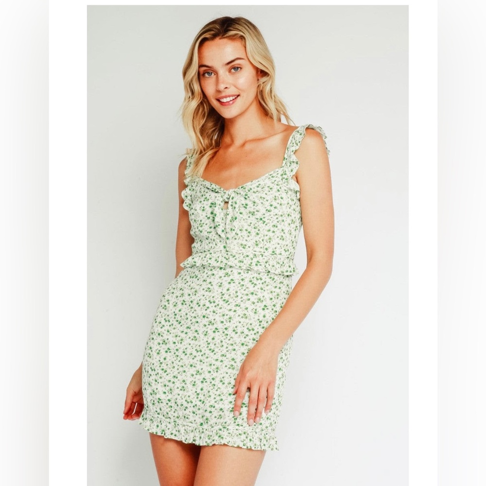 Green Envy Dress, summer, floral